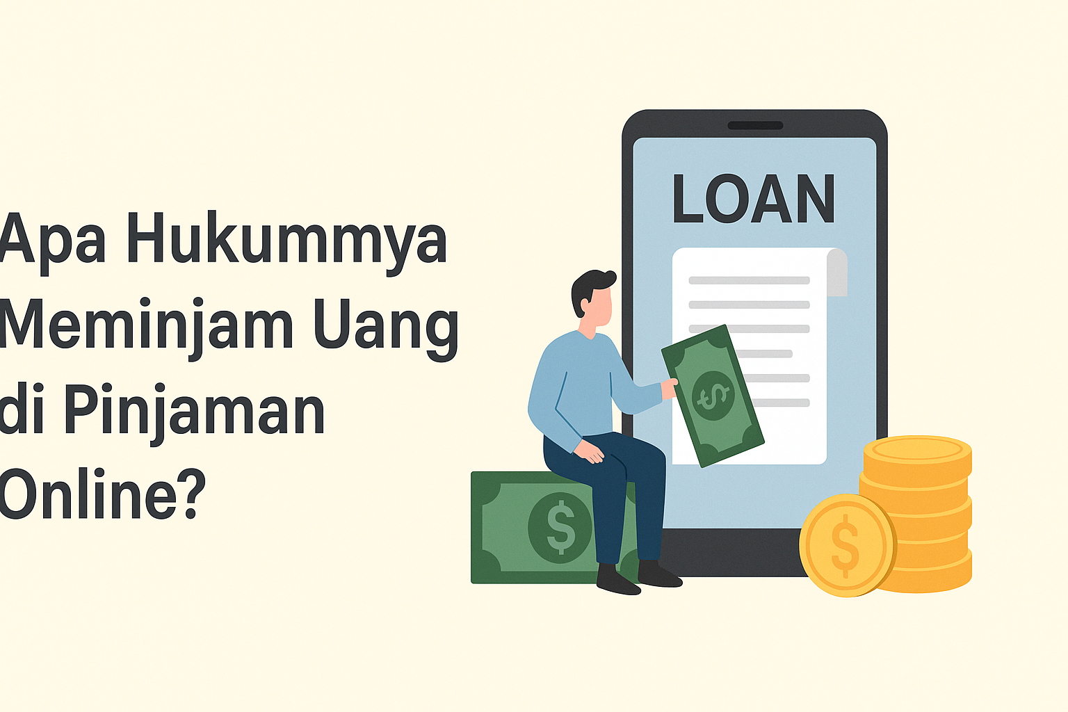 Apa Hukumnya Meminjam Uang di Pinjaman Online